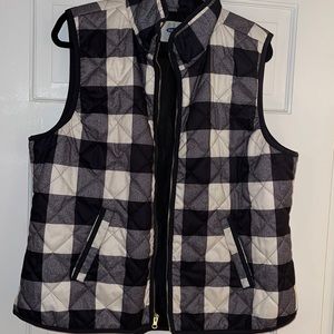 Old Navy Plaid Vest XL